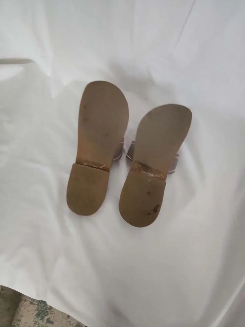 Kino Lily Handmade Leather Thong Sandals Key West Gray